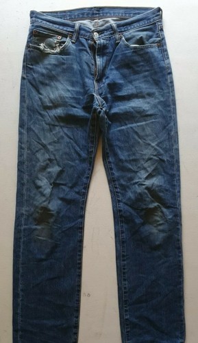 LEVIS 751 JEANS Uomo W 34 L 34 Vestibilità Classica Blu Denim Rosso Tab n. 85 - Foto 2 di 12
