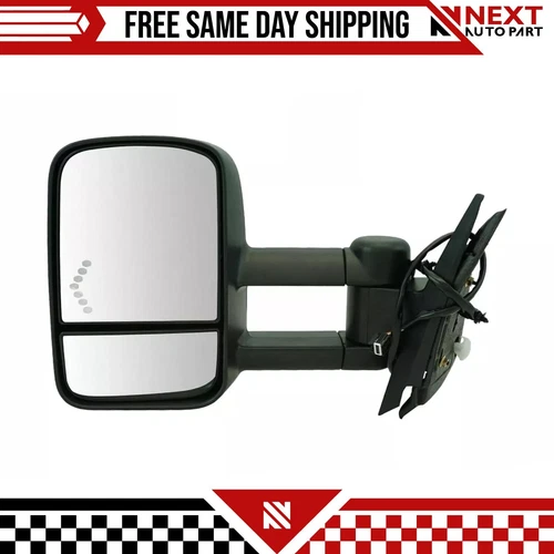 New Trail Ridge Towing Mirror Power Heated Signal Fit LH For 2007-2013 Chevy GMC