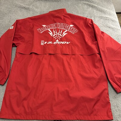 Kadena High Voltage Shop Vintage Red Air Force Jacket Japan Rare Men s Size Lg