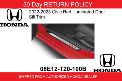 2022-2026 NEW! HONDA CIVIC Door Still Trim [RED] (ILLUMINATED