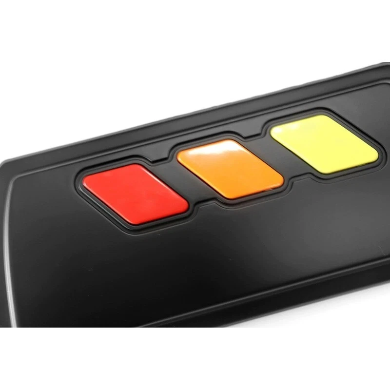 4P 侧成型装饰门保护膜 适合丰田塔科马 2016 - 2023 哑光黑色 — 第 4/4 张图片