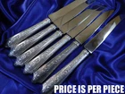 WALLACE NORMANDIE STERLING SILVER DINNER KNIFE FRENCH BLADE - VERY GOOD