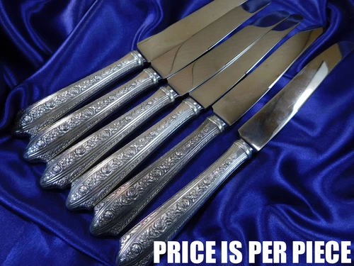 WALLACE NORMANDIE STERLING SILVER DINNER KNIFE FRENCH BLADE - VERY GOOD