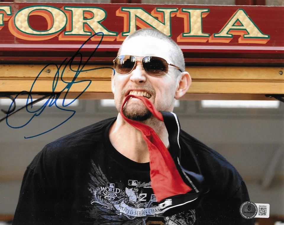 Aubrey Huff Firmado 8x10 Foto Autografiado BAS San Francisco Giants Rally Tanga 4 Foto 2 de 2