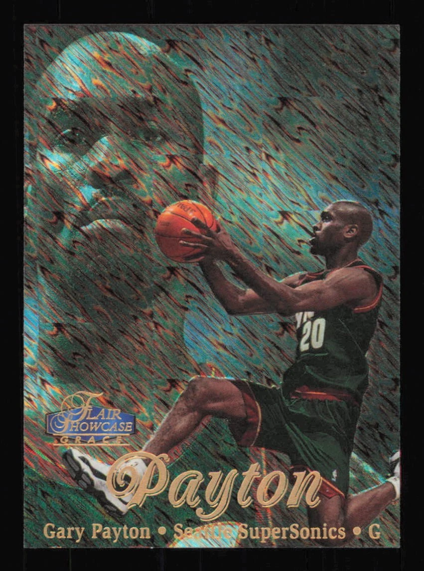 1997-98 Flair Showcase Row 1 #26 Gary Payton HOF Basketball SUPERSONICS NM-MT