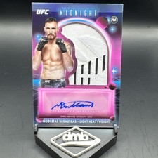 2025 Topps Midnight UFC - Rookie Relic Autographs Modestas Bukauskas #RRA-MB RC
