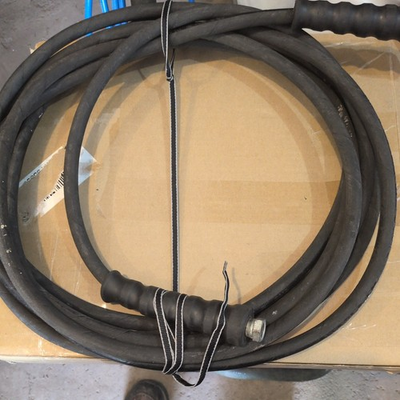 #ad Karcher ICS DN 8 25” Heavy Pressure Washer Hose 4000 PSI 3 4 Nut At Handle $29.97