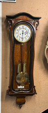 Walnut Twin Weight Vienna Wall Clock Gustav Becker