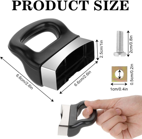 2 Stück Topf kurze Seitengriffe Ersatz Topfgriff Seite Metall Druckpfanne Hand - Bild 2 von 12
