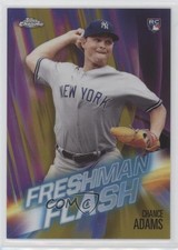 2019 Topps Chrome Freshman Flash Gold Refractor /50 Chance Adams #3 u6m