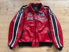 Vanson Leathers Race Team Leather Jacket Size 52 XXL