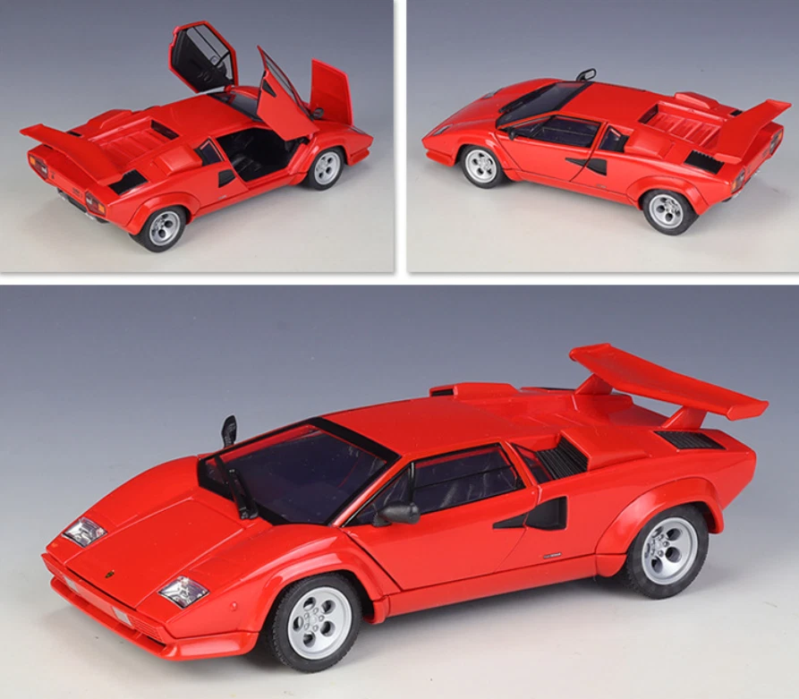 Welly 1:24 Lamborghini Countach LP5000S Model Diecast Car Vehicles New - Image 4 of 4