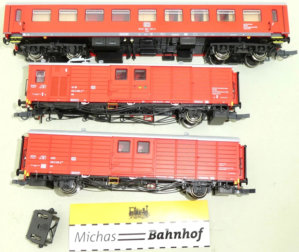 Heris Gera Hilfszug Set DB Netz rot DBAG EpV-VI eine Achshalterung defekt HH3 å