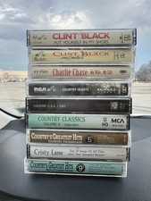 9 Country Cassettes New And Used