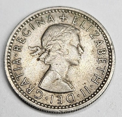 絵画 world coin Friends With Benefits 1962 Great Britain 6 Six Pence - British Coin - Copper Nickel