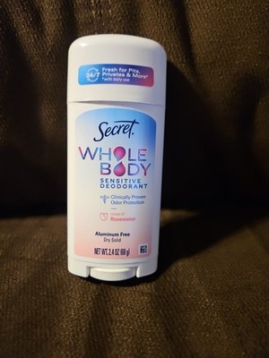 Secret Whole Body Completely Clean Scent Deodorant, 2.4 oz 
