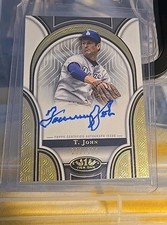 2023 Topps Tier One Tommy John on card autograph auto 218/299 DODGERS 