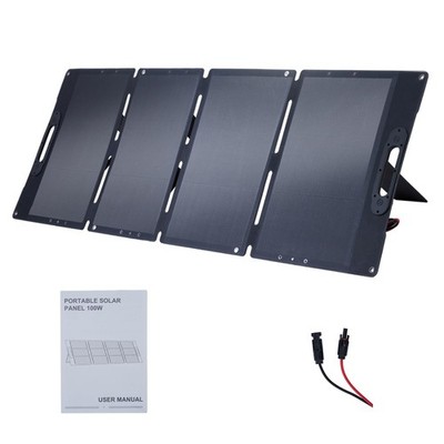 100W Solar Panel Foldable Portable Solar Charger For Generator Power Station