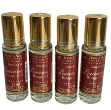 4 Pack BACCARAT ROUGE 540 SMELLS LIKE FRAGANCE OIL 12 ml by HAVE  SCENT NEW