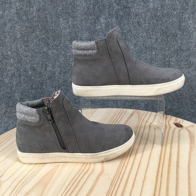 Austin Kayla Boots Womens 6.5 M Bootie Side Zip Round Toe Comfort Casual Gray