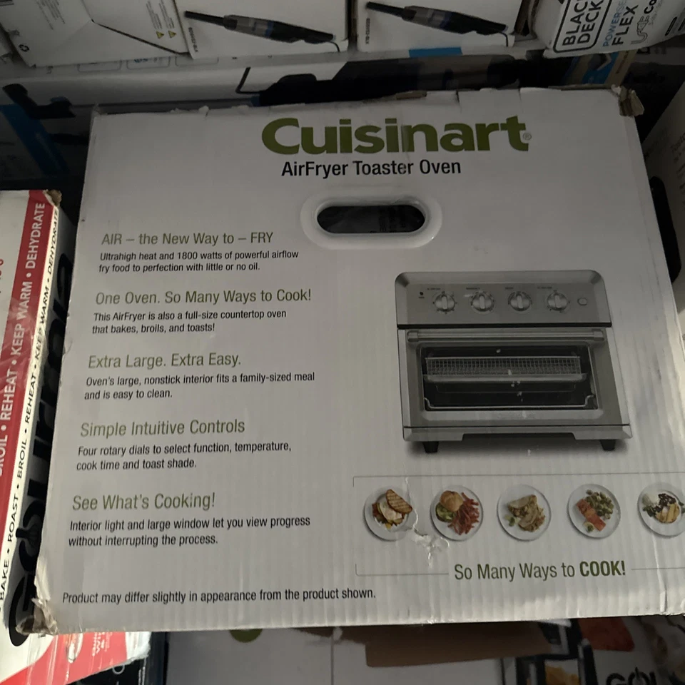Cuisinart Airfryer Horno Tostador con Grill - Acero Inoxidable 1800W Foto 2 de 4
