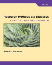 Research Methods and Statistics: A Critical Thinking Approach by Sherri Jackson 
