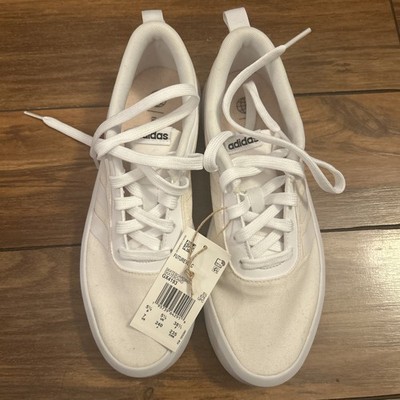 Size 7 - Adidas Futurevulc Beige Sneakers