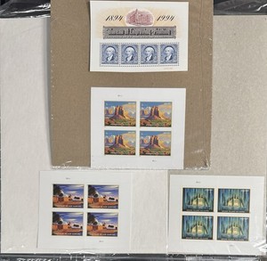 US Postage Stamps $300+High Face Value Airmails,Plate Blocks,Birds-Landscapes