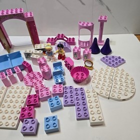 Lego Duplo Cinderella's Castle 50+ Pieces Incomplete Prince, Horse Carriage 6154
