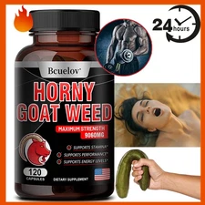 Horny Goat Weed-with Maca,Saw Palmetto,Ginseng,L-Arginine for Men&Women