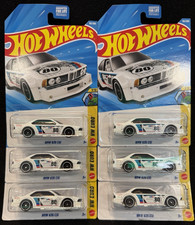 LOT OF 6 Hot Wheels HW Euro BMW 635 CSi 1:64 Diecast Car Lot of 6 White