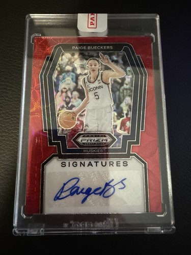2025 Prizm Draft Picks Paige Bueckers  Red  Scope AUTO 22/88