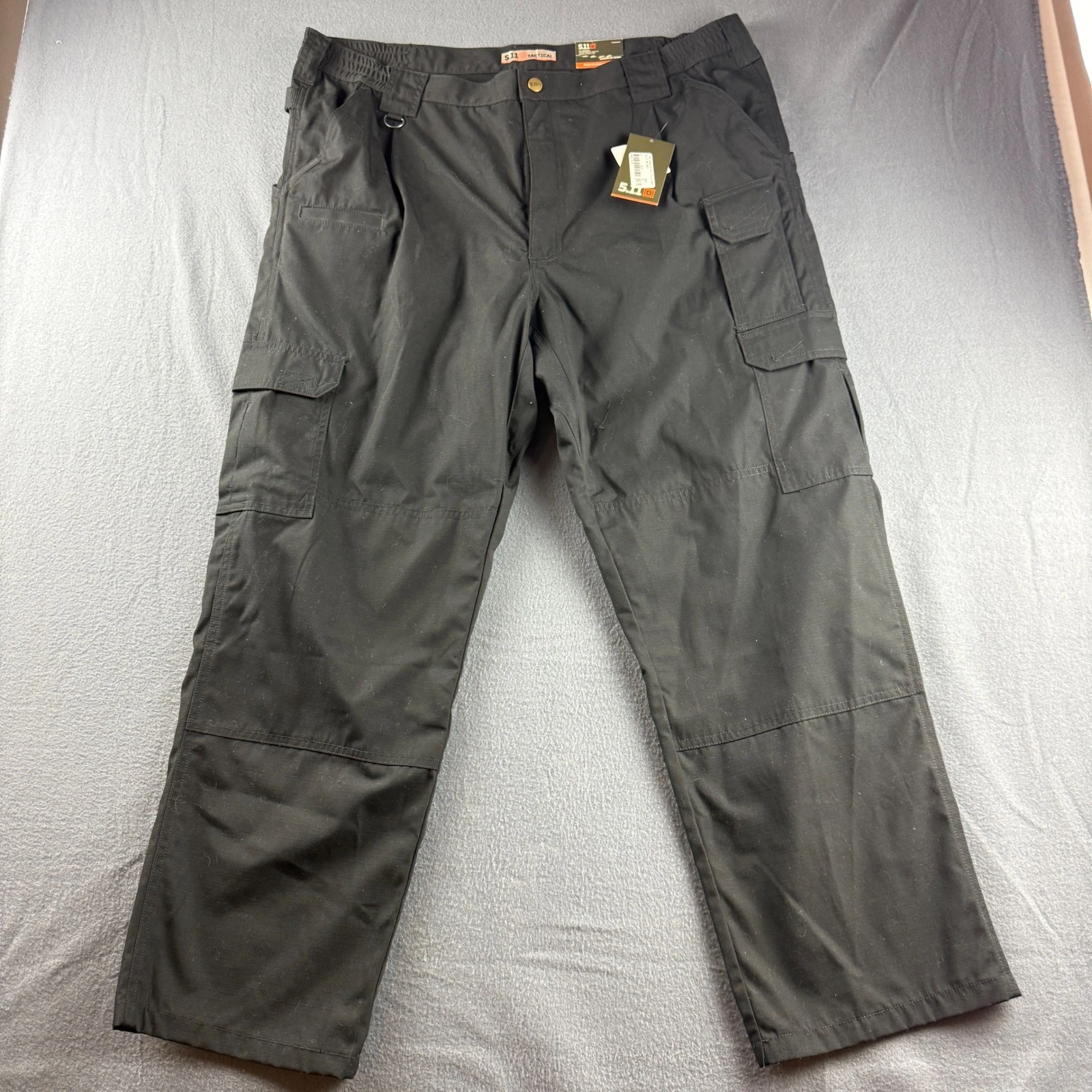 5.11 Tactical Taclite Pro Pants Men's 40x30 Black Relaxed Cargo Workwear NEW