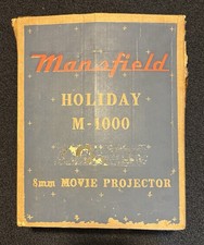 Mansfield Holiday M-1000 8mm Movie Projector Vintage