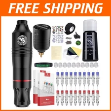 Atom Wireless Tattoo Pen Kit - Complete Beginner Set