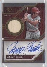 2024 Topps Diamond Icons Single Player Relics Red 4/5 Johnny Bench Auto HOF 6ns