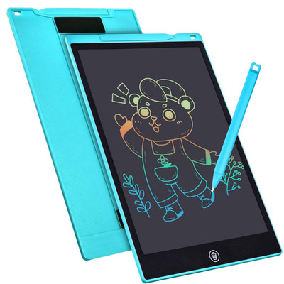 LCD Schreibtafel 12 Zoll bunt Maltafel Zeichentablett Kinder Lerntablet ab 3