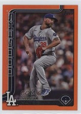 2025 Topps Series 2 Orange Rainbow Foilboard 7/25 Kirby Yates #397 1ci2