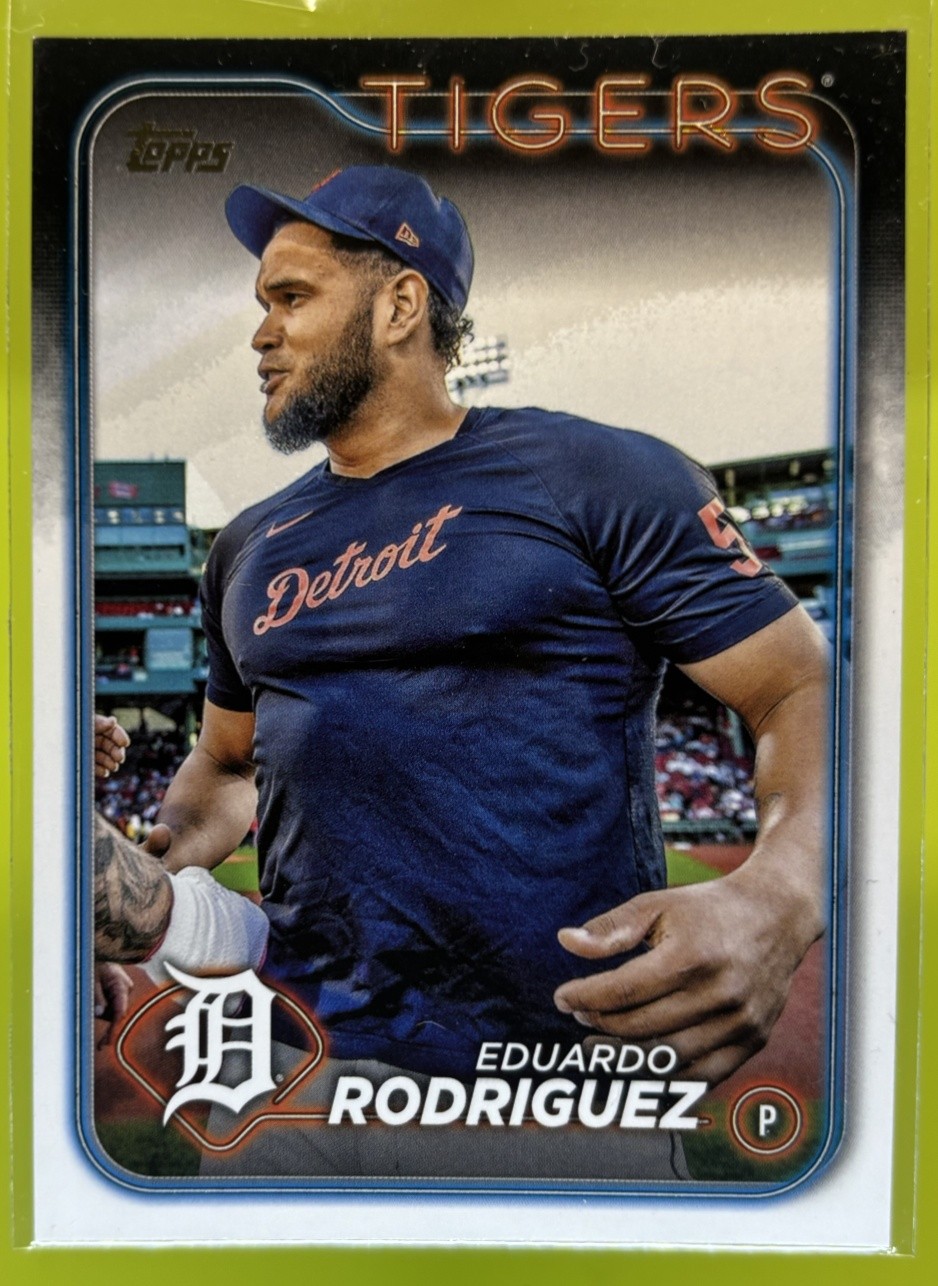 2024 Topps Eduardo Rodriguez Golden Mirror SSP Detroit Tigers #131