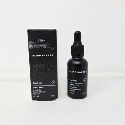 Blind Barber Beard Oil Tonka Bean - 1oz - Botanical Extracts, Jojoba and Avocado