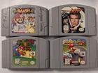 Nintendo 64 (4) Game Lot Super Mario 64 , Mario Kart 64 , Super Smash Bros , 007