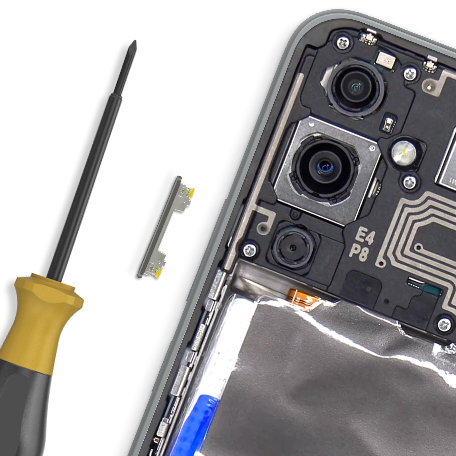Bouton de volume pour Galaxy A54 5G bloqué solution Clappio