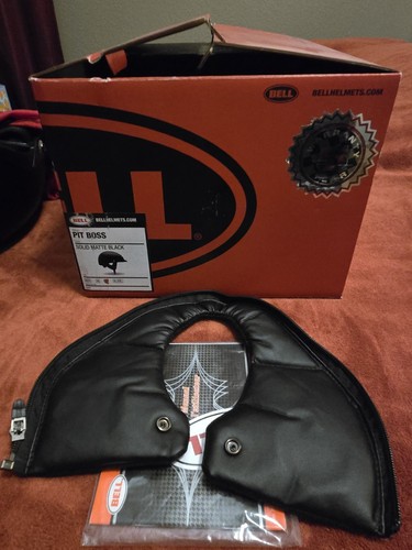 Bell Pit Boss Motorcycle Half Helmet Matte Black Sz Large (58cm-60cm) NEW - Bild 4 von 6