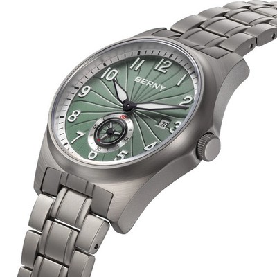 Full Titanium Automatic Men Watch Luminous Mechanical 10ATM Waterproof