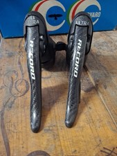 Leve freno campagnolo record carbon Qs 10 velocità per bici da corsa. Pantani 