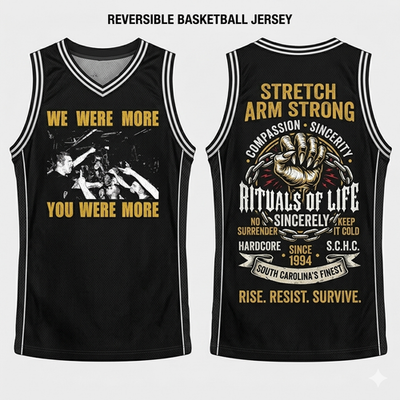 Stretch Arm Strong Band Basketball jersey All Size S-5XL Unisex
