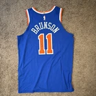 Jalen Brunson Signed New York Knicks Jersey- Nike NBA Icon Edition