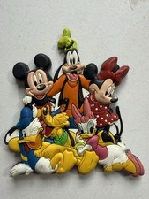Mickey Friends Refrigerator Magnet Soft Touch Rubber 3D Disney Daisy Donald