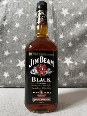 Jim Beam 1l Black 8 Jahre Whisky 1 l Bourbon Whiskey alte Abfüllung  selten 43 %