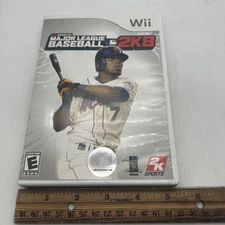 MLB 2K8 - Nintendo Wii (2008) Complete With Manual Tested!
